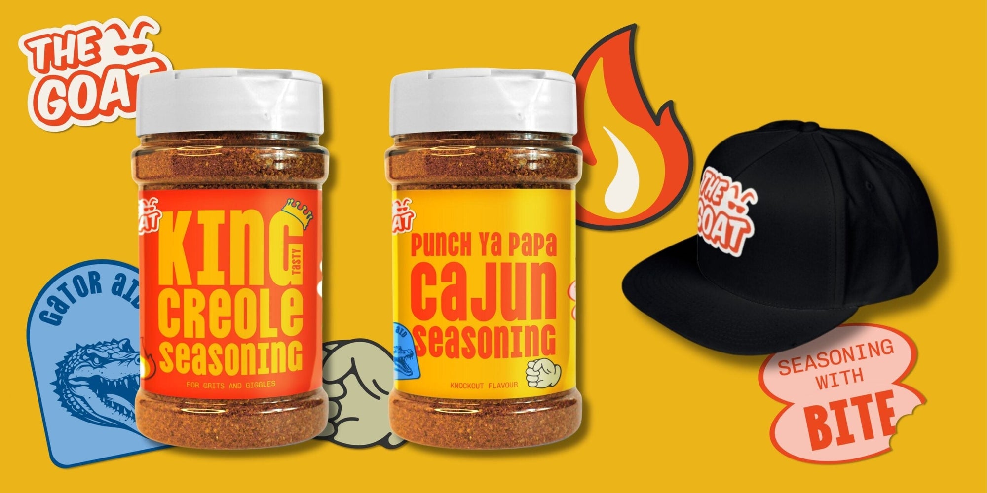 Cajun Seasoning + Creole Seasoning + The GOAT Hat GIVEAWAY!