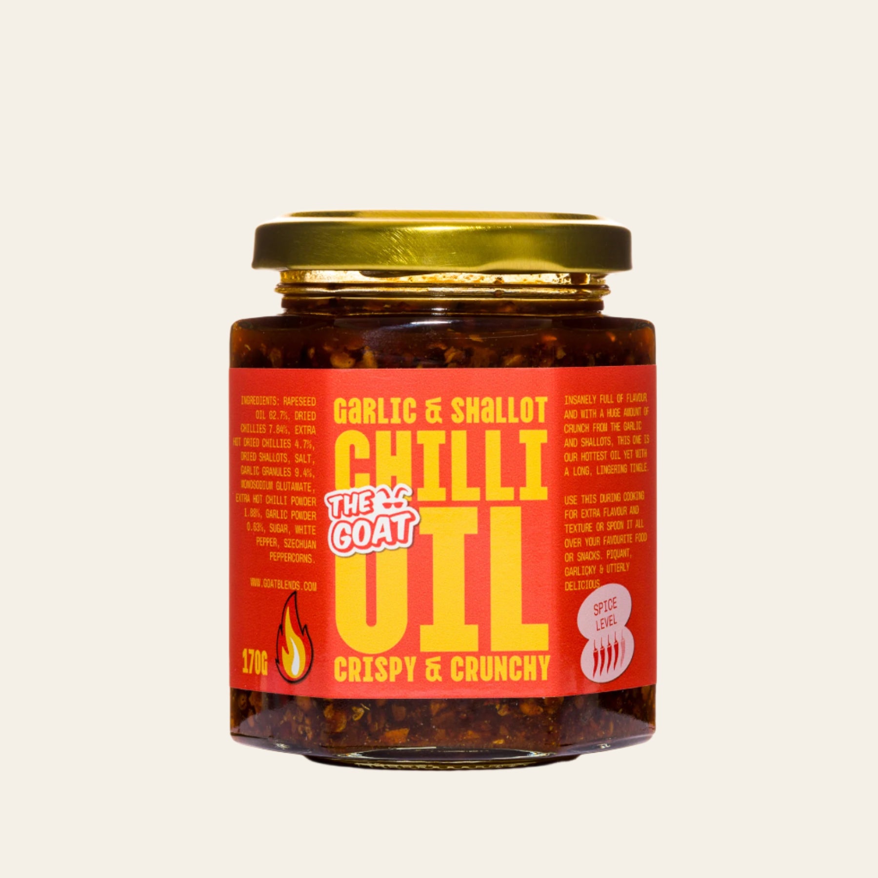 Garlic & Shallot Chilli Oil - 170g Jar