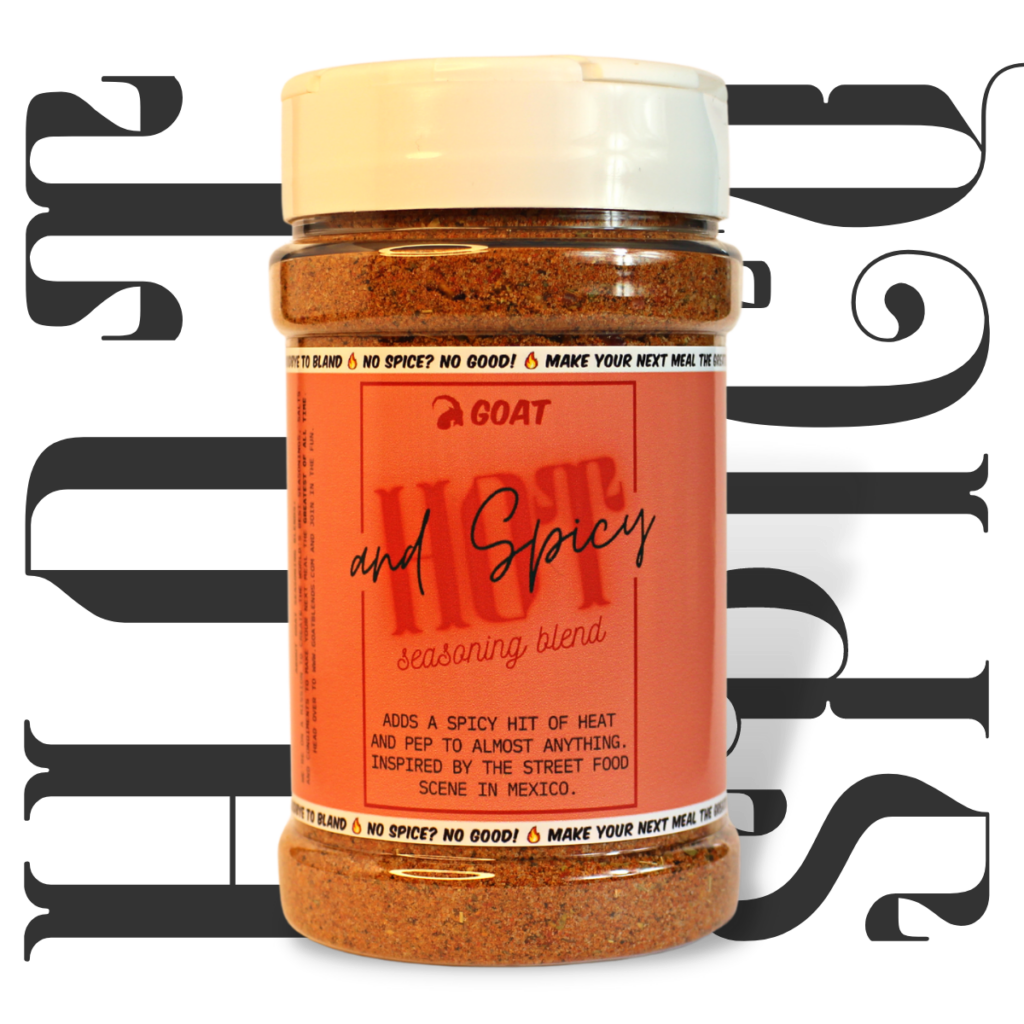 Hot And Spicy Seasoning Blend 225g – The Goat Seasoning Blends