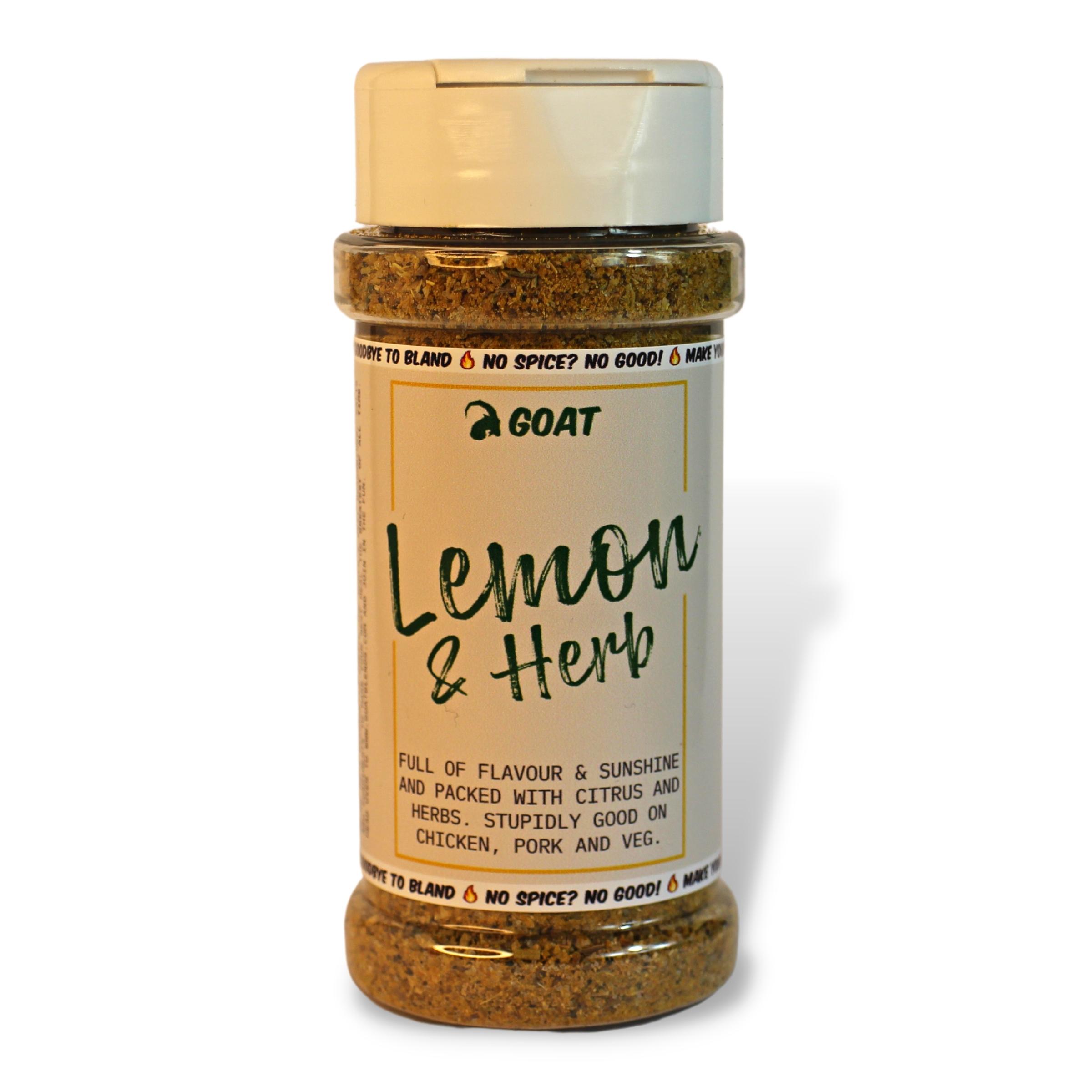 Lemon & Herb Seasoning Blend 75g – The GOAT Seasoning Blends